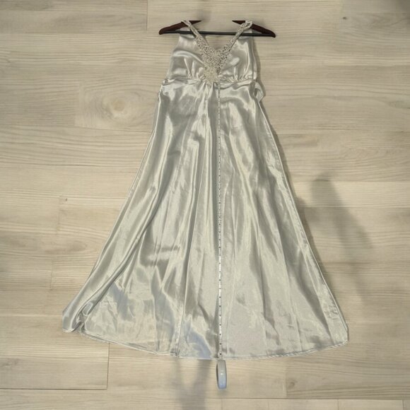 Linea Donatello Elegant Silk-Feel Robe & Matching Nightgown | Size S/M - Picture 4 of 6